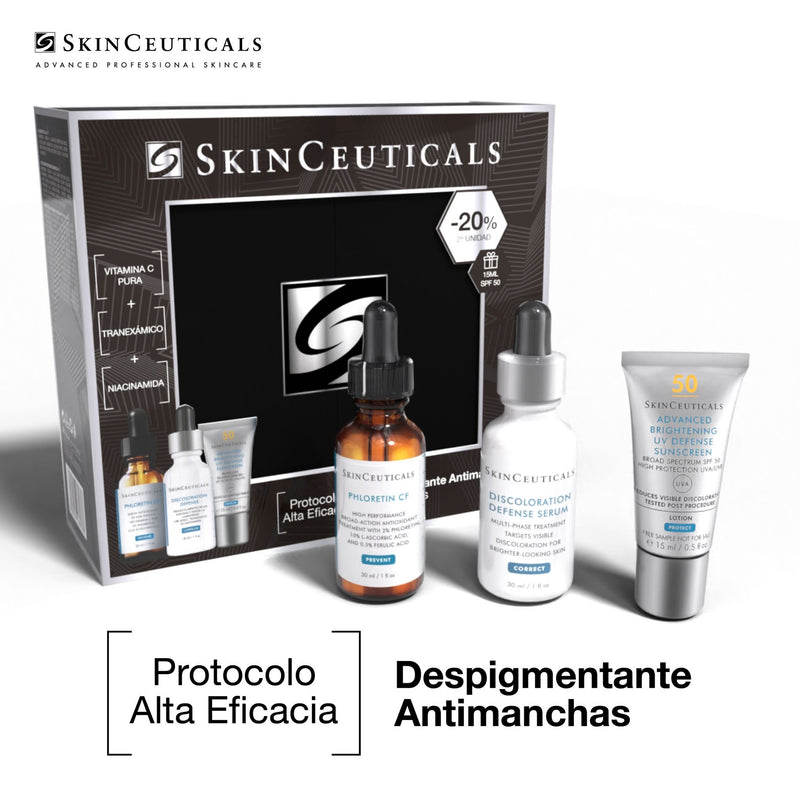 Pack Despigmentante Antimanchas Sérum Phloretin CF 30ml de SkinCeuticals