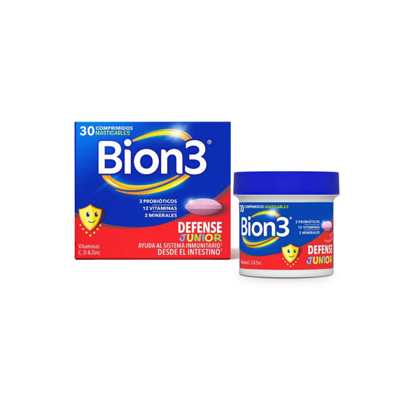 Bion3 Defensas Junior 30 comprimidos masticables