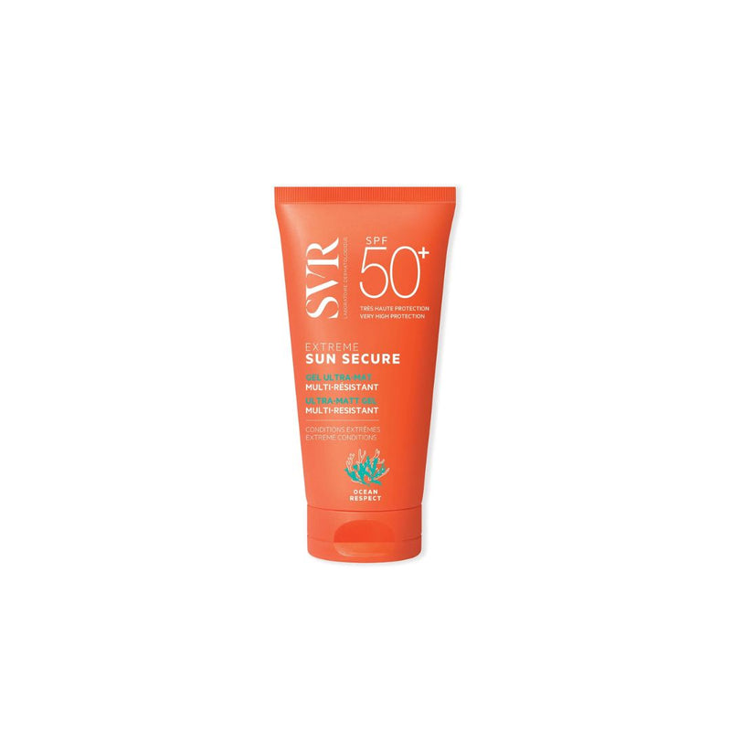 SVR Sun Secure Extreme Ultra-Matt Gel es un gel multiprotector, con una protección solar muy alta y un acabado ultra mate, para todo tipo de pieles.